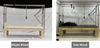 Pilates cadillac bed made of maple or oak