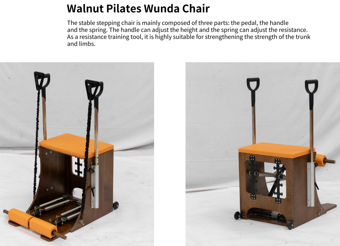 walnut pilates wunda chair