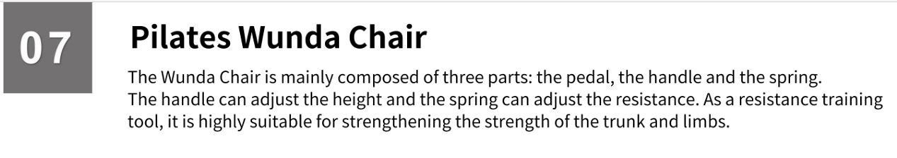 Pilates wunda chair 1