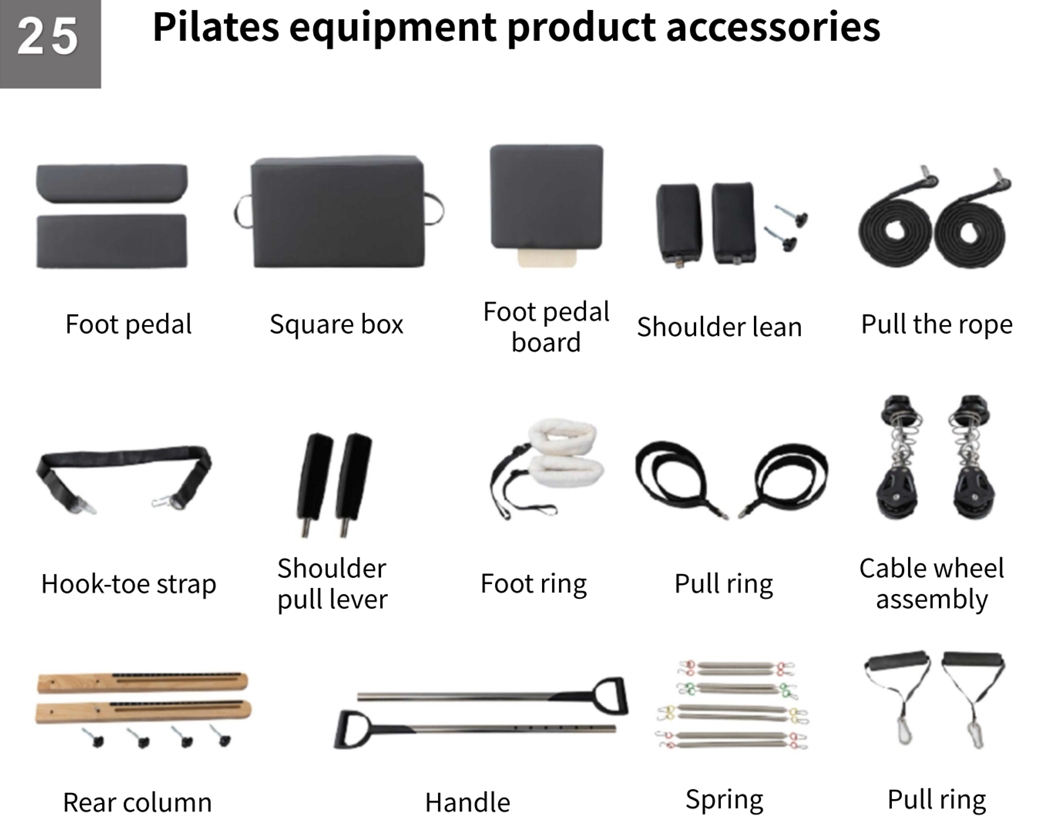 Pilates equipment product accessories