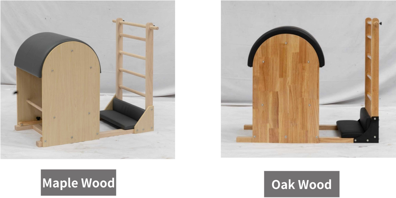 Pilates ladder barrel made of maple or oak