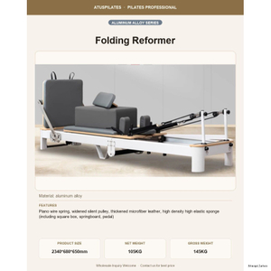Aluminum Alloy Folding Pilates Reformer