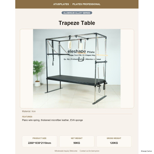 Aluminum Alloy Pilates Trapeze Table (Cadillac)